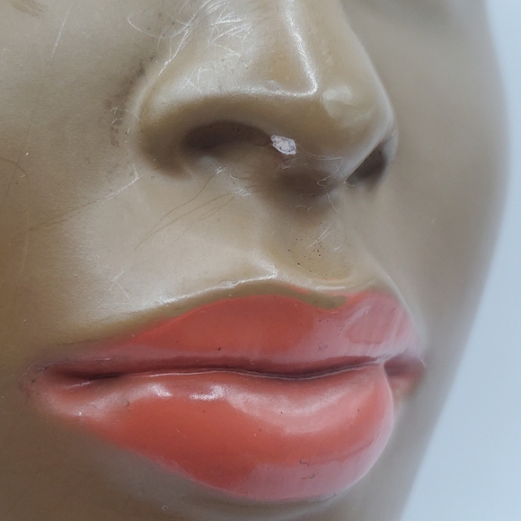 Vintage MCM Marwal 1950’s Hawaiian Girl Chalkware Bust Hula Polynesian - Picture 7 of 16